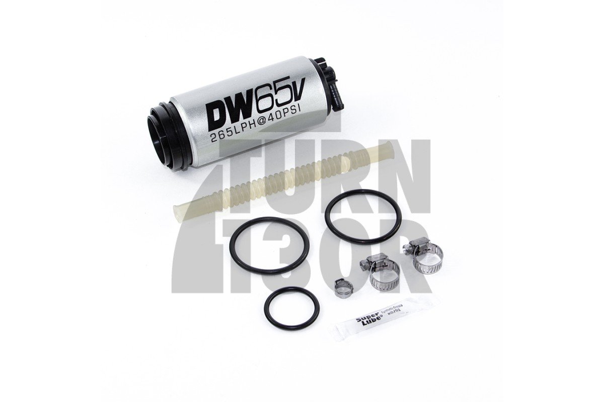 Zestaw pompy paliwa DW65V 265lph lub DW300 340lph do Audi TT 8N / Leon 1M / Golf 4 GTI 1.8T 20V 2WD Deatschwerks