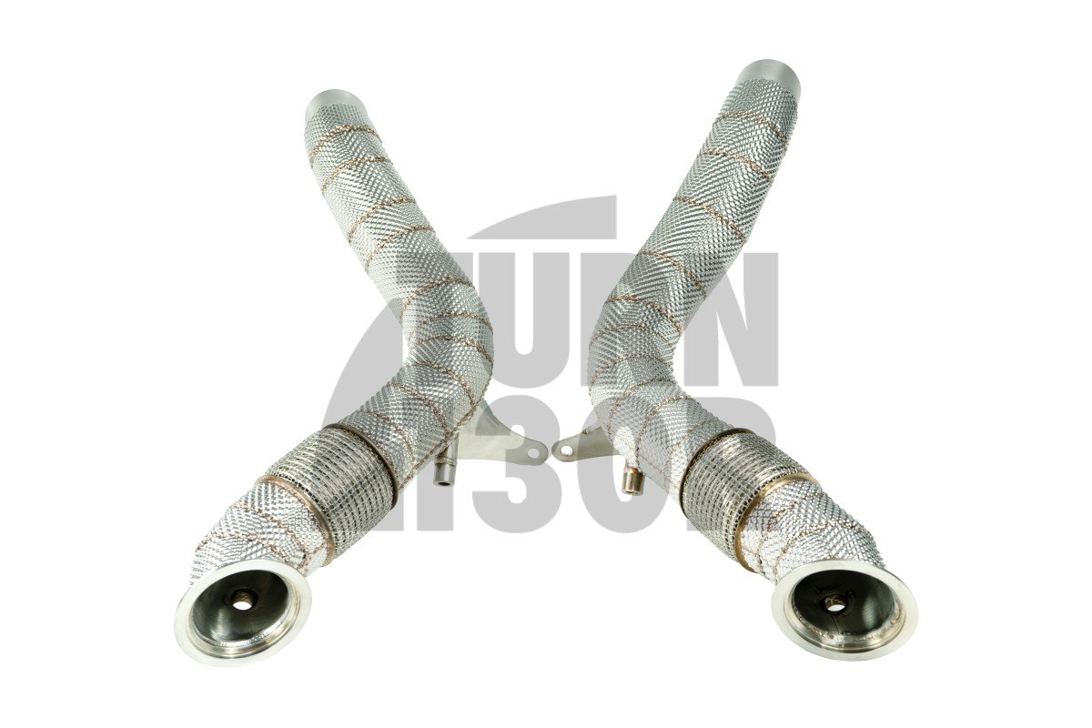 Rury spustowe Black Mamba Decat (osłona termiczna) do Ferrari 488 15-18