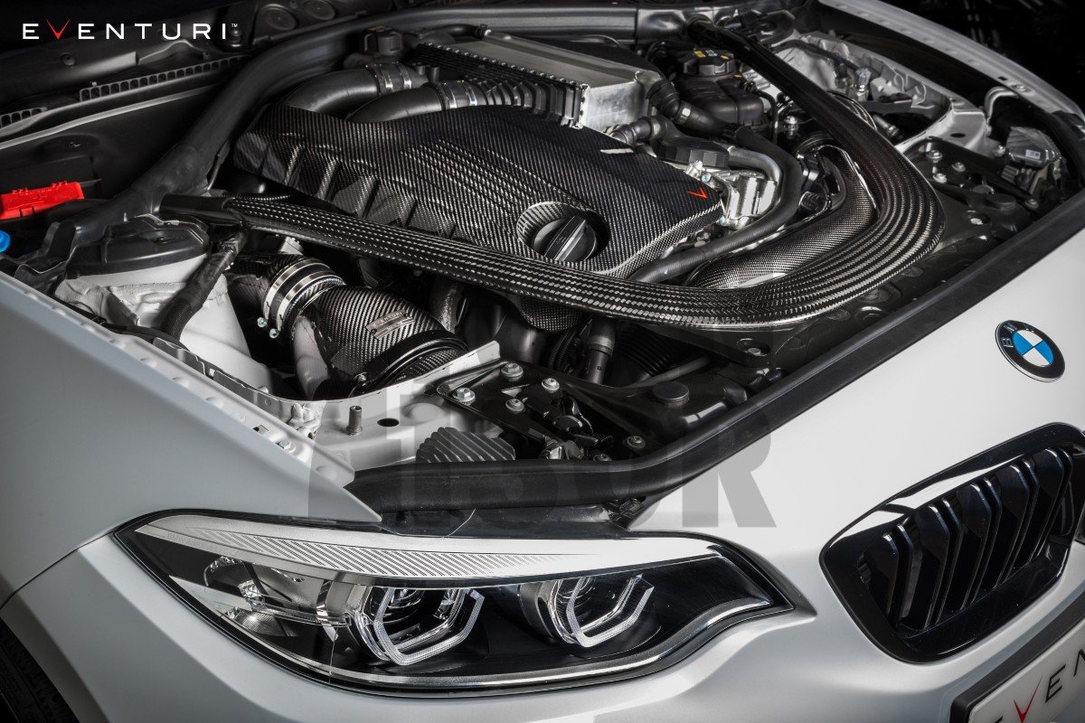 Układ dolotowy z włókna węglowego Eventuri do BMW M2 Comp F87