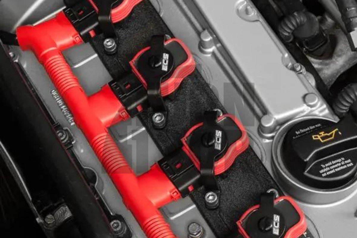 Osłona wiązki przewodów cewek zapłonowych (czerwona lub niebieska) dla 2.0 TFSI, 2.0 TSI, 1.8T 20V