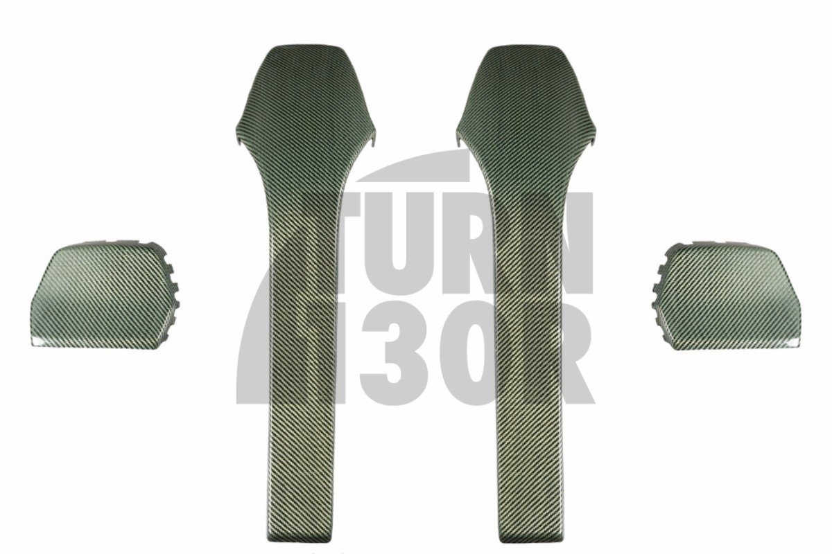 Zestaw pokrowców na oparcia foteli z włókna węglowego Eventuri do BMW M3 F80 / M4 F8x / M2 Comp F87