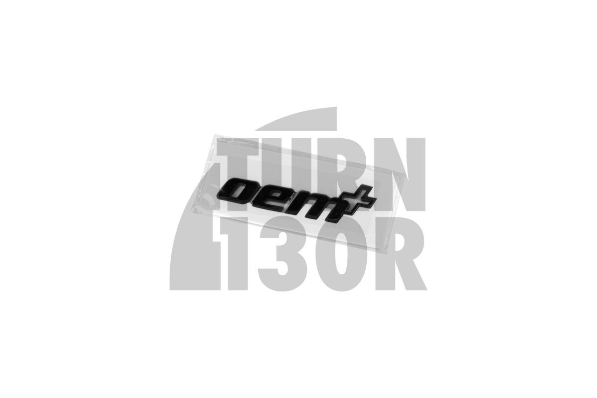 OEM+ Czarna lub chromowana plakietka samoprzylepna 3D Racingline