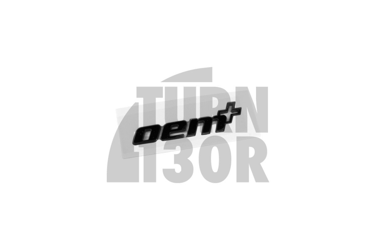 OEM+ Czarna lub chromowana plakietka samoprzylepna 3D Racingline