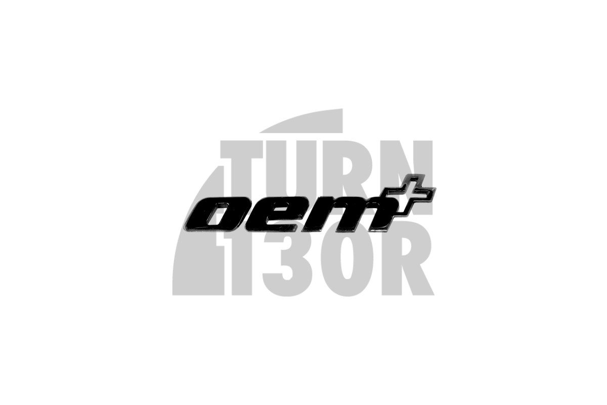 OEM+ Czarna lub chromowana plakietka samoprzylepna 3D Racingline