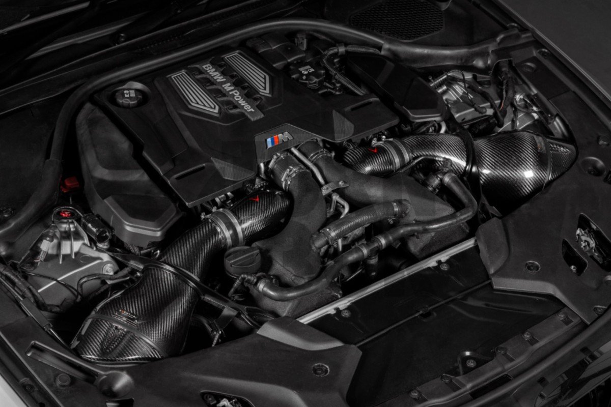 Węglowe rury wlotowe Eventuri do BMW M5 F90 / M8 F9x