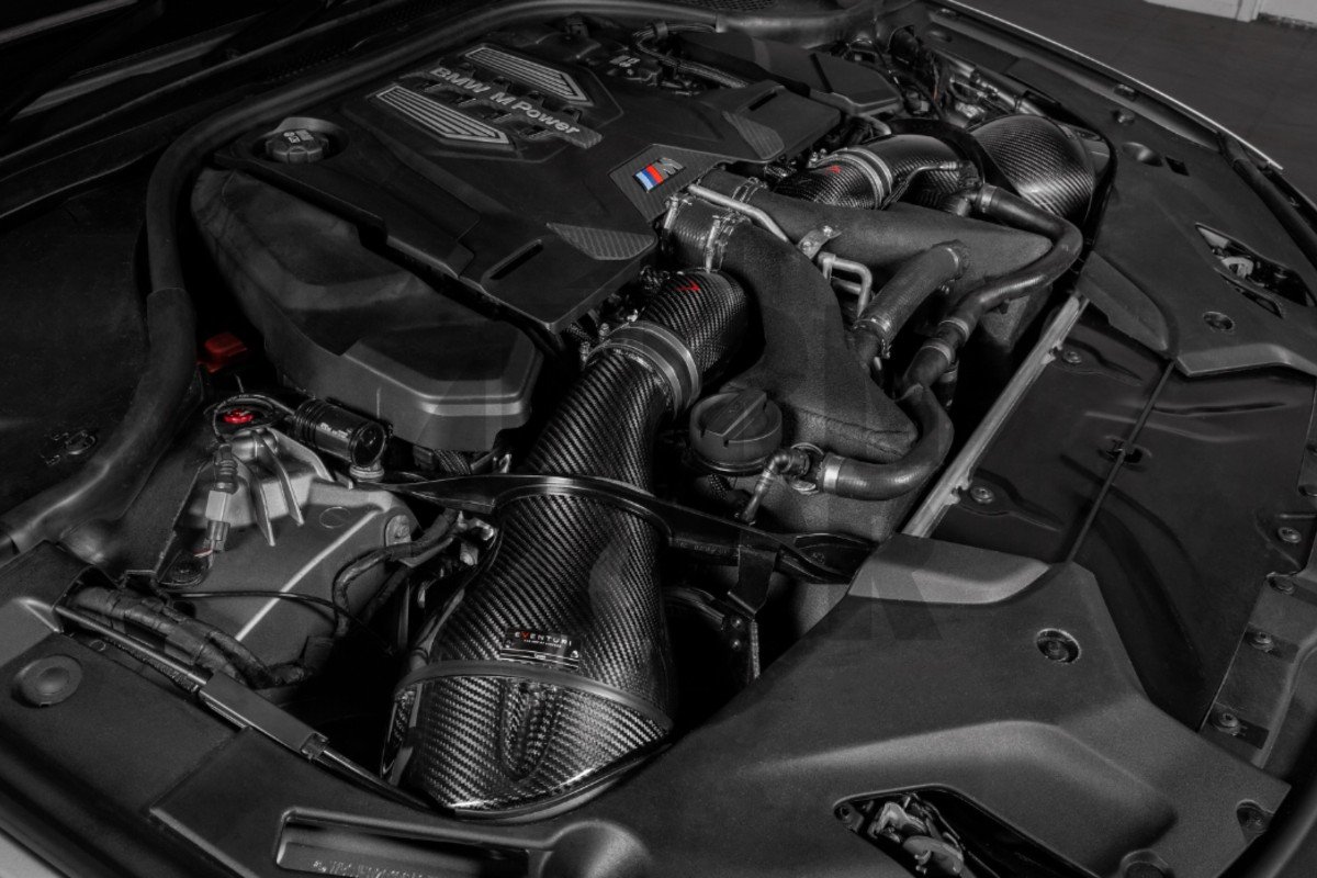 Węglowe rury wlotowe Eventuri do BMW M5 F90 / M8 F9x