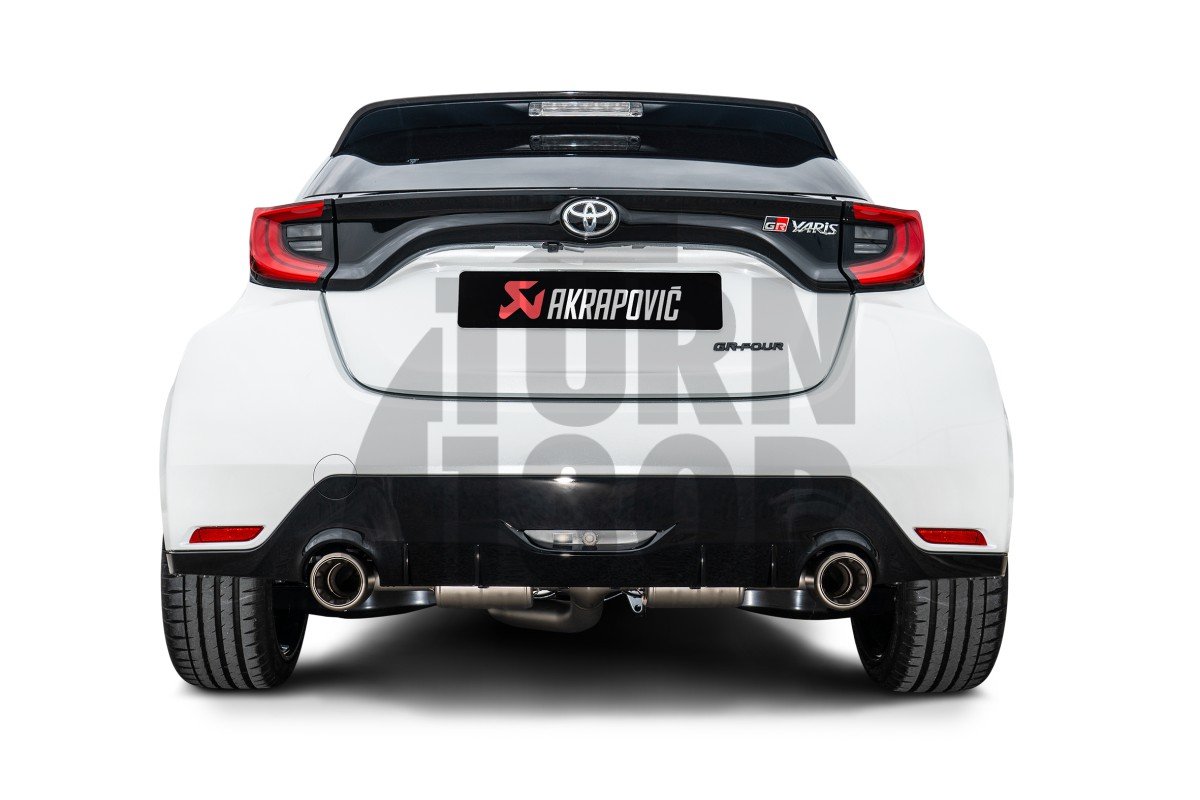 Wsuwany układ wydechowy Akrapovic Toyota Yaris GR Titanium