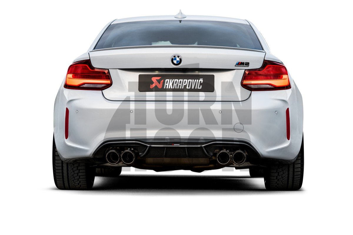 Tytanowy układ wydechowy Slip-On Akrapovic do BMW M2 Comp F87