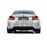 Tytanowy układ wydechowy Slip-On Akrapovic do BMW M2 Comp F87