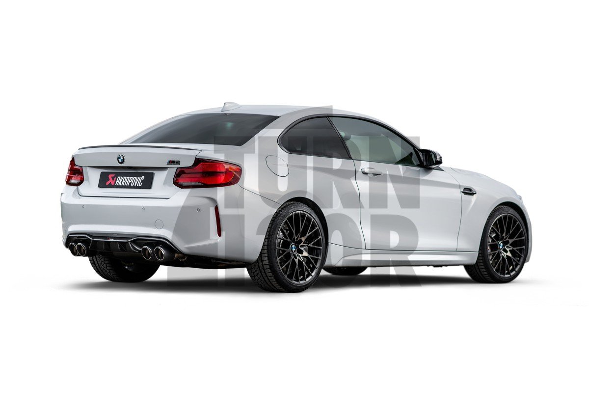 Tytanowy układ wydechowy Slip-On Akrapovic do BMW M2 Comp F87