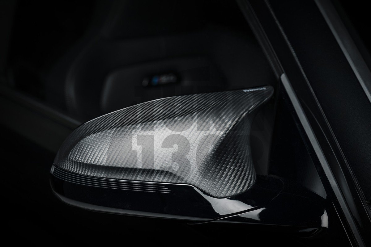 Osłony lusterek z włókna węglowego Akrapovic do BMW M3 F80 / M4 F8x / M2 Comp F87