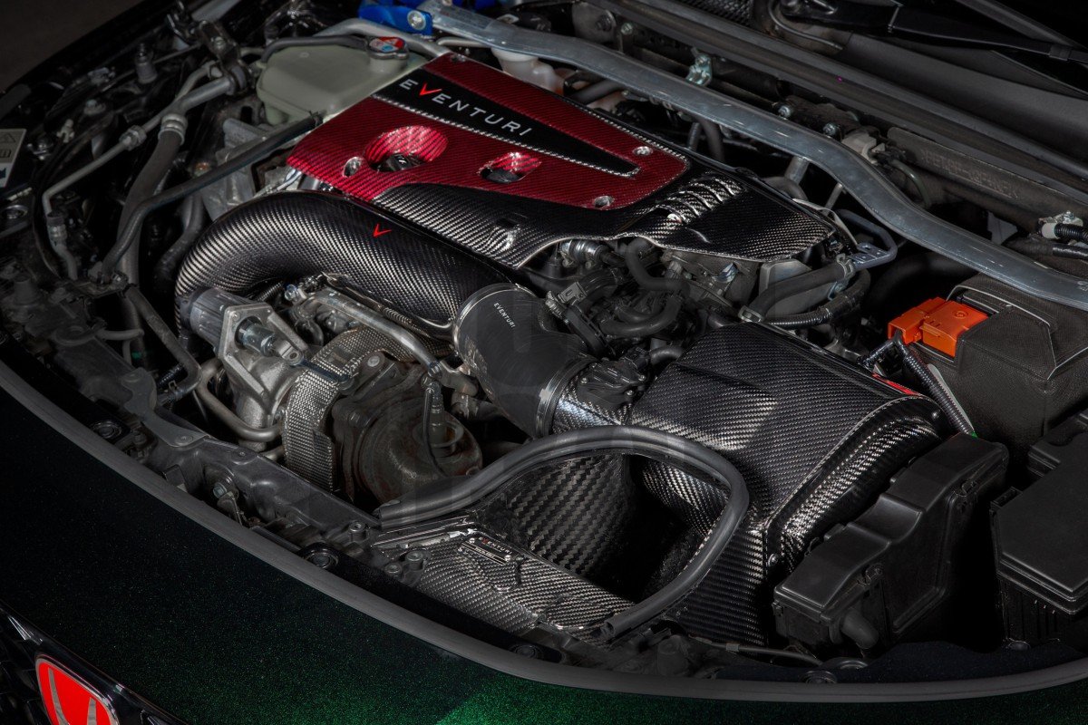 Układ dolotowy z włókna węglowego Eventuri Honda Civic Type R FL5