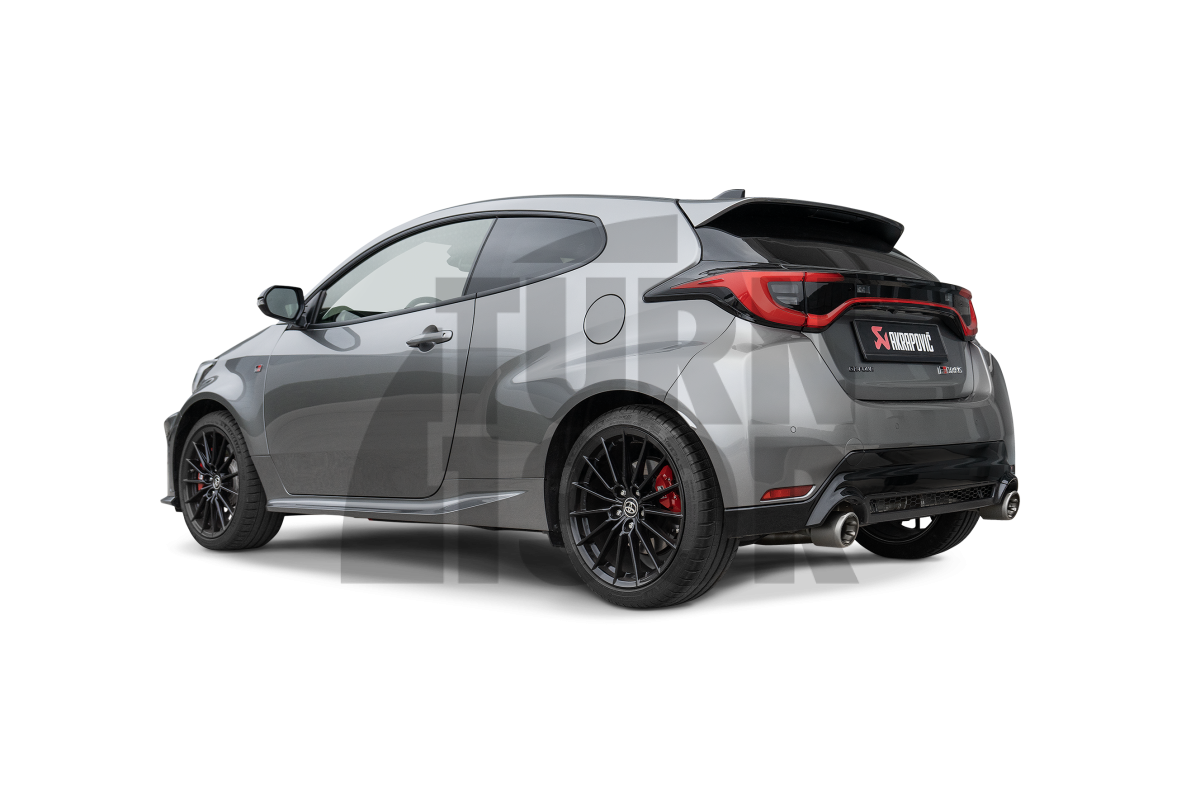 Akrapovic slip-on titanium Exhaust System for Yaris GR 2025+