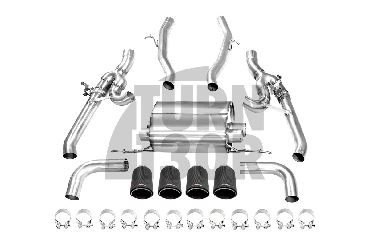 Scorpion Catback Exhaust for BMW X3M F97 & X4M F98 Pre-Facelift