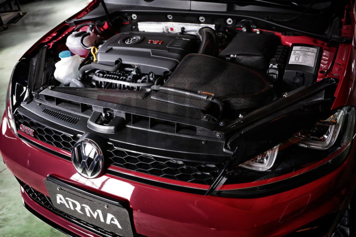 Wlot powietrza z włókna węglowego Armaspeed S3 8V / Golf 7 GTI / Golf 7 R / Leon 3 Cupra / Octavia 5E VRS